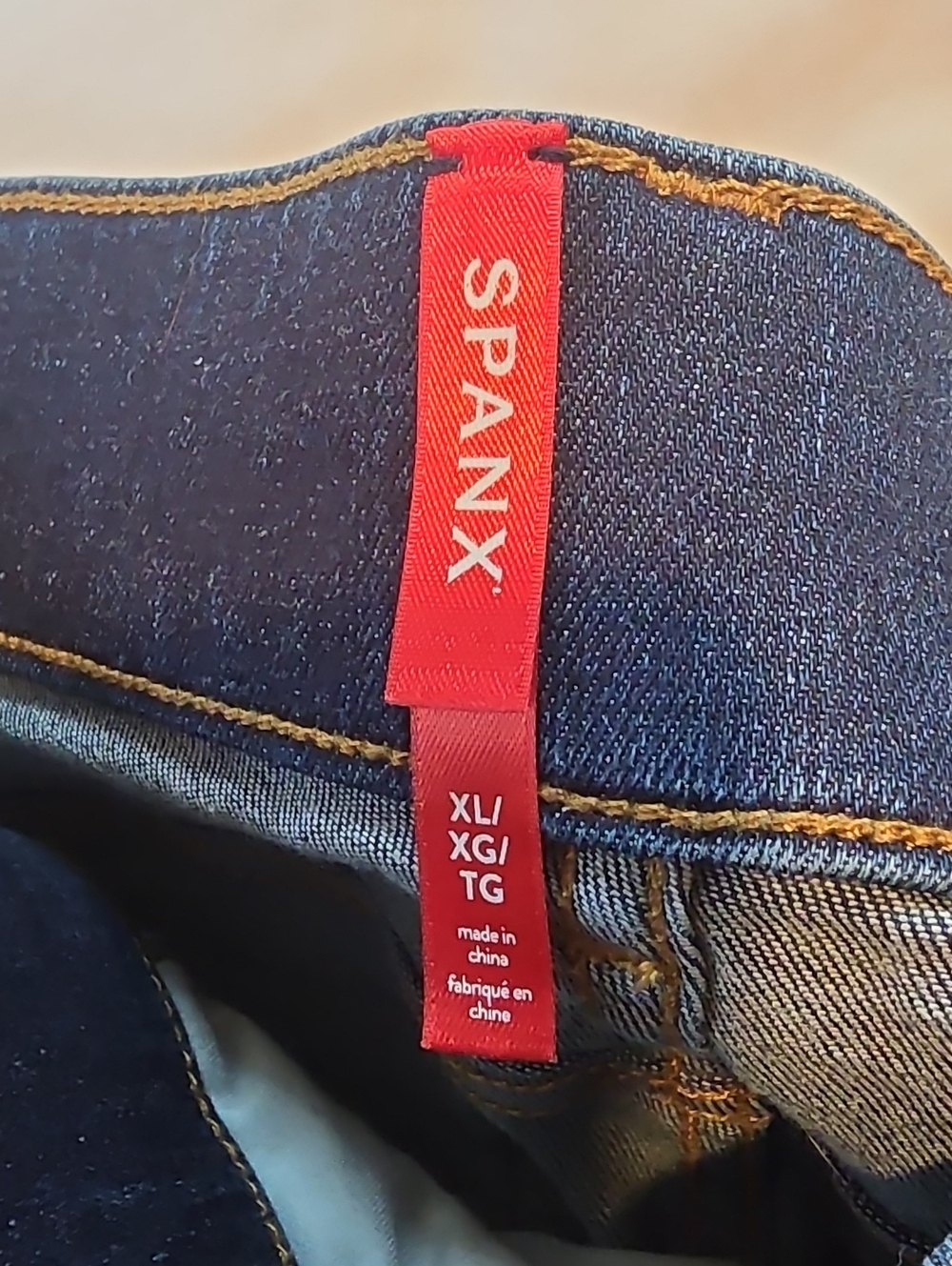 Spanx XL Pull On Jeans, Flare.